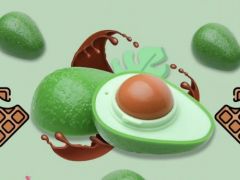 Гигиеническая помада со вкусом авокадо увлажняющая питательная блеск бальзам для губ гигиеничка